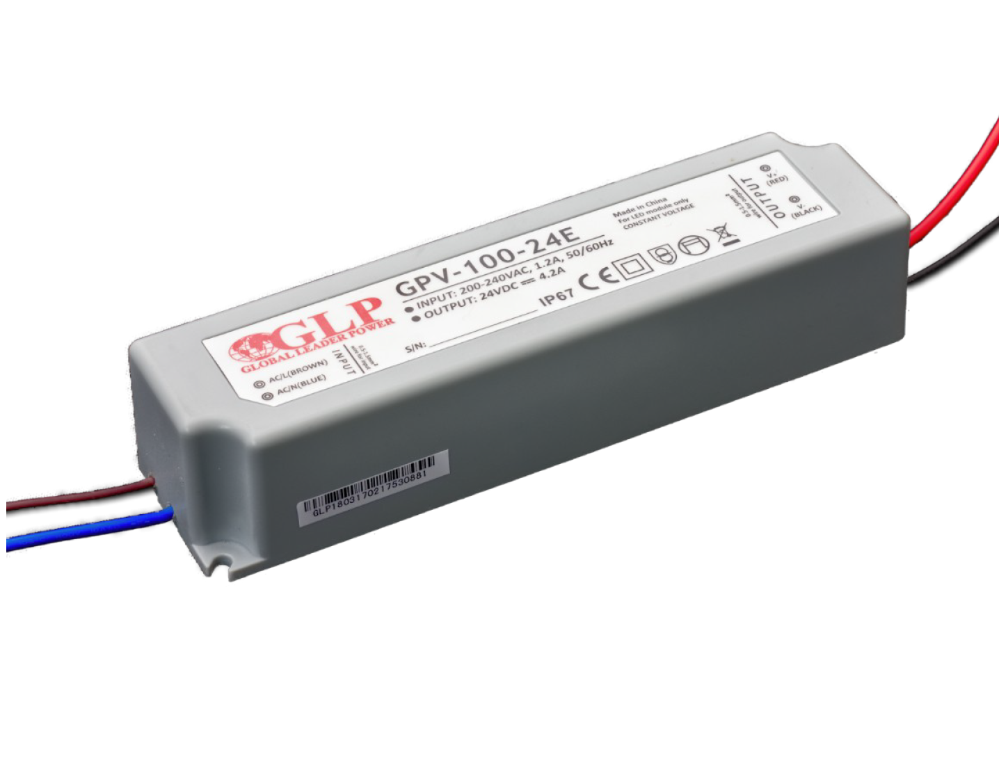 GPV-100-12E Zdroj konstantního napětí 12V 8.3A 100W IN