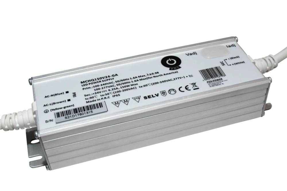 MCHQ150V24-GA POS Napěťový zdroj 150W 24V 6.25A