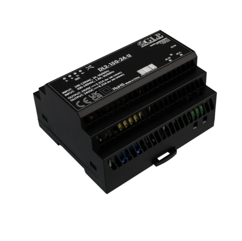 GLP DL2-150-15-U zdroj na DIN 15V 150W