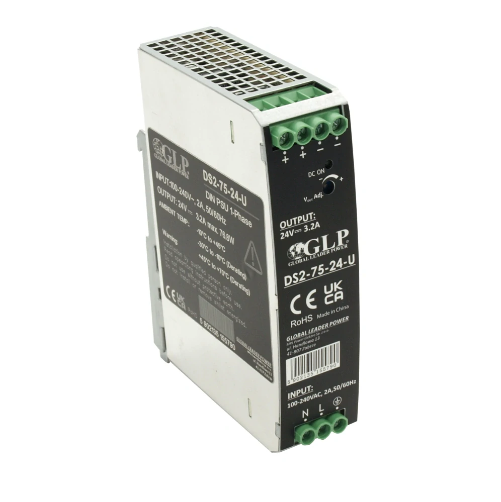 GLP DS2-75-24-U zdroj na DIN 24V 75W