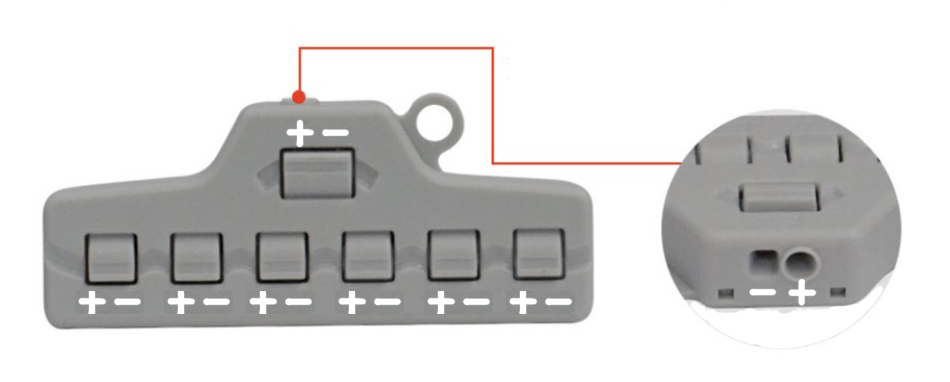 1IN6OUTCC Konektor proudový IN42V 3A 0.75mm2