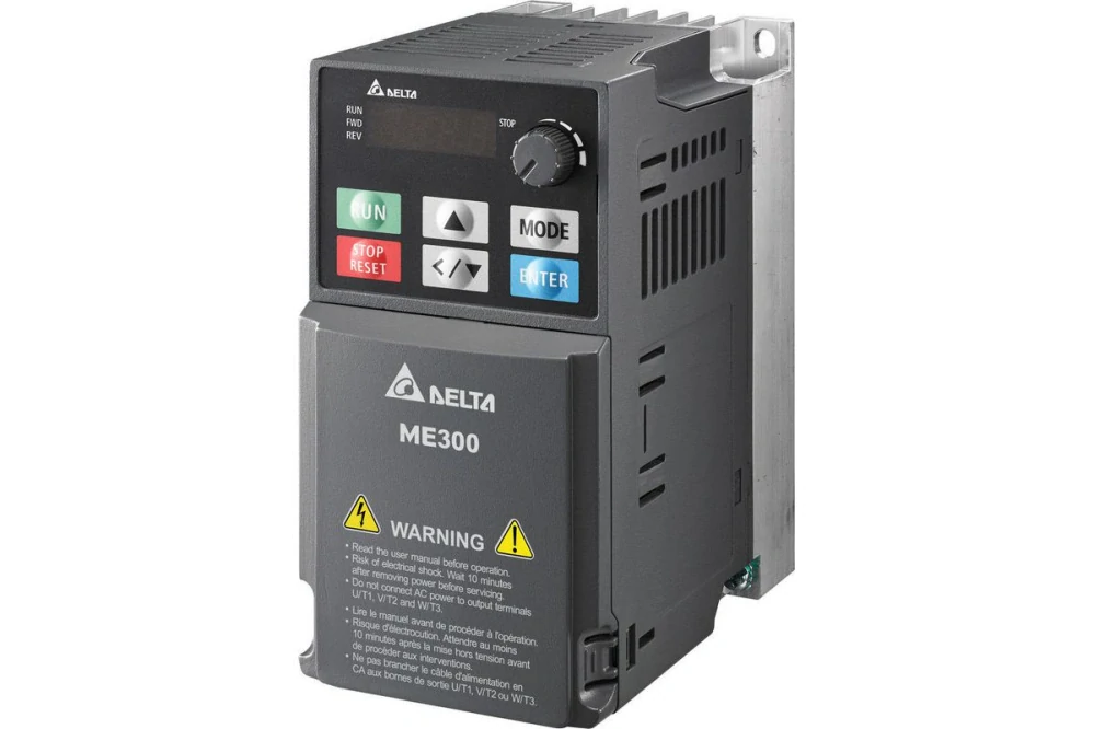 DELTA VFD9A0ME43AFSAA Frekvenční měnič 3.7kW 9A 460V 3fáze IP20 EMI STO SIL2