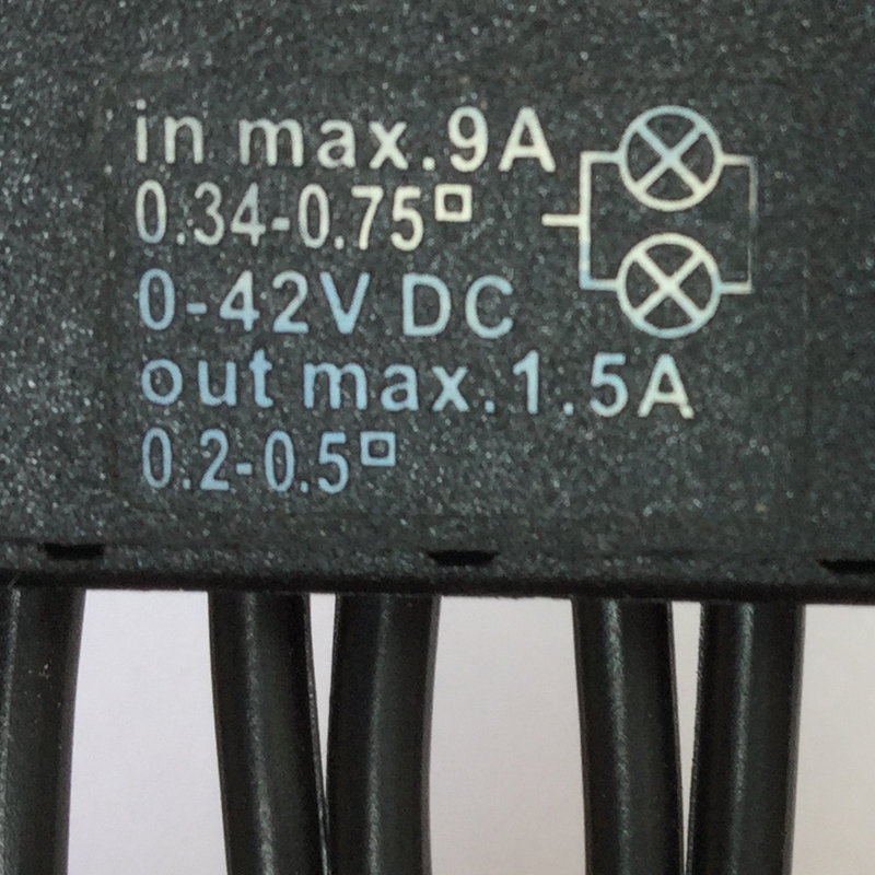 1IN6OUTCV Konektor napěťový IN9A OUT6x1.5A 0.75mm2