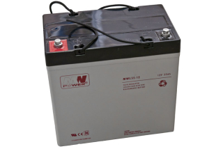 Bezúdržbový záložní akumulátor - baterie VRLA - AGM 55Ah / 12V